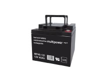 Olověný akumulátor 12V 45Ah s M6 šroubovým konektorem MP45-12I
