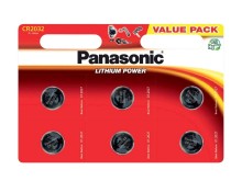 Panasonic CR2032 lithiová baterie 3V 220mAh 6ks