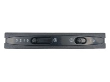 Černý ovládací panel digestoře Mora s 2 šoupátky pro modely 5701–5711