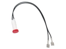Červená signální kontrolka 220 V s konektorem