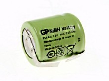 Ni-MH akumulátor 1,2V 250mAh s pásky AVEX 25AAH1AX