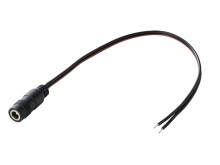 Prodlužovací napájecí kabel 0,2 m s konektorem samice 5,5x2,1 mm