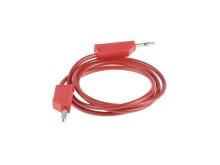 Měřicí kabel banánek-banánek červený 1m 10A ML100