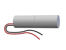 Akumulátor 2,4V 4500mAh D s kabelem bez konektoru pro nouzová světla