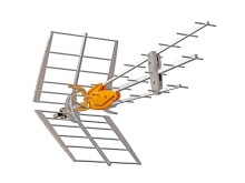 Aktivní a pasivní UHF anténa Televes DAT BOSS TFORCE LTE 700-5G pro DVB-T2
