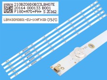LED podsvětlení 830mm sada 8 D-LED pásků pro Philips LCD TV