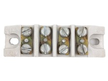 Keramický svorkový blok 77 x 24 x 18 mm, 4 póly