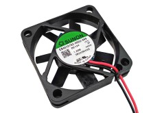 Axiální DC ventilátor 12V, 45x45x10mm, kluzné ložisko, 15,6 m³/h, 27 dBA