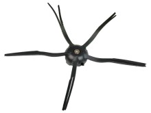 Černý boční kartáč pro robotický vysavač Xiaomi Roborock S7 a další modely