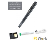 USB-C mikropájka PCW09D 40 W s OLED displejem a regulací teploty