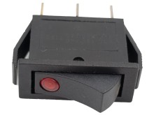 Kolébkový přepínač s 3 vývody, 16A, 10x30 mm