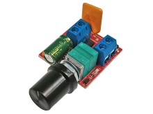 PWM regulátor otáček pro stejnosměrné motory 5-35V 5A, max. 90W