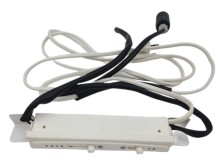 Bílý ovládací panel s elektronikou pro digestoře Mora kulatý typ