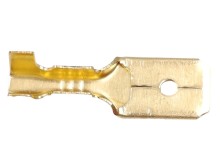 Samec konektor FASTON 6,3 x 0,5 mm pro vodiče 1,5 mm²
