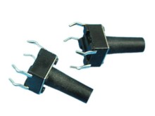 Mikrotlačítko s rozměry 6 x 6 mm a výškou 10 mm