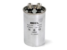 Motorový rozběhový kondenzátor 35 µF 450V s konektory Faston 6,3 mm