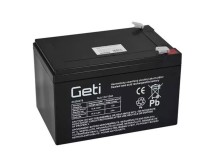 Olověný akumulátor 12V 12Ah s konektory 6,3 mm
