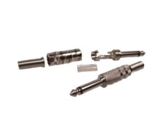 Mono jack konektor 6,3 mm samec kovový