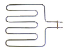 Topné těleso 230 V 2500 W pro akumulační a saunová kamna, rozměry 370x310 mm