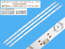 LED podsvit 806mm GK430M10 s 3 pásky pro LCD TV 43"