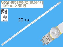 LED podsvětlení 575mm s 10 LED diodami pro LCD TV
