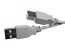 USB prodlužovací kabel typ A na typ A, 5 metrů, šedý