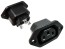 Napájecí konektor IEC 60320 C13 10A 250V AC samice