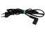 Úhlový síťový kabel 1,5 m pro LCD/LED TV a malé přístroje 230V