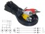 Redukční kabel 3.5mm jack 4 pin na 3x CINCH audio/video 1,5 m