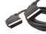 Kulatý SCART kabel 1 m se stíněním a 21piny