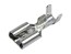Faston konektor zásuvka 6.3x0.8 mm kovový