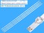 Sada LED podsvitu Sharp 4 pásky 1080mm, 9 LED D-LED backlight