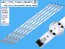 LED podsvit 715mm sada 5 kusů pro LCD TV LG AGM76909502 DLED Backlight