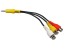 AV kabel kompozitní JACK 4 PIN na 3x CINCH pro LED TV Samsung