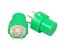 KS01B mikrospínač pro PCB s kulatým zeleným tlačítkem