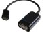 OTG adaptér USB typ A na micro USB typ B s kabelem 10 cm