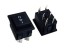 Kolébkový vypínač ARCOLECTRIC C1570ALAAD černý ON-OFF-ON 3 polohy