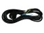 Napájecí kabel Flexo šňůra 3x1,0mm² PVC 3 m černý