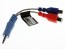 Kompozitní AV kabel 3.5 mm jack 3 piny na 2x CINCH pro LED TV Samsung BN39-02190A