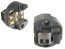 Otočná stereo hlava 230 ohm s mazací hlavou pro kazetové magnetofony Toshiba 22217450