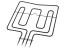 Horní topné těleso do trouby Bosch / Siemens 00214699