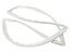 Magnetické těsnění dveří mrazáku a chladničky ARCELIK / BEKO 44669521500 / 4669521500