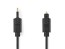 Optický audio kabel Toslink na 3,5mm jack 1 m černý