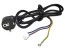 Napájecí síťový kabel 1,5 m s 3pinovým rovným konektorem pro LCD a LED TV 230V