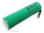 Li-Ion akumulátor 3,6V 2500mAh Samsung INR18650-25R s pájecími vývody typu U