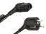 Úhlový síťový napájecí kabel 1,5 m 2,5A 250V pro LCD a LED TV