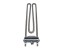 Topné těleso do pračky 3000 W 230 V délka 270 mm M6