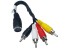 Audio kabel DIN samice na 4x CINCH samec 0,2 m