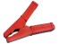 Izolovaná krokosvorka pro autobaterie 100A, 110mm, červená