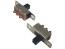 Posuvný přepínač s 1 přepínacím kontaktem a pájecími očky 19,5x5,8 mm